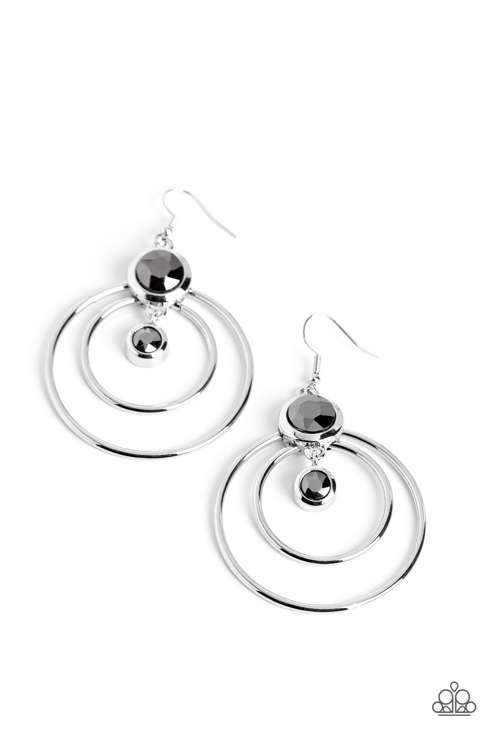 DAPPERLY DELUXE SILVER-EARRINGS