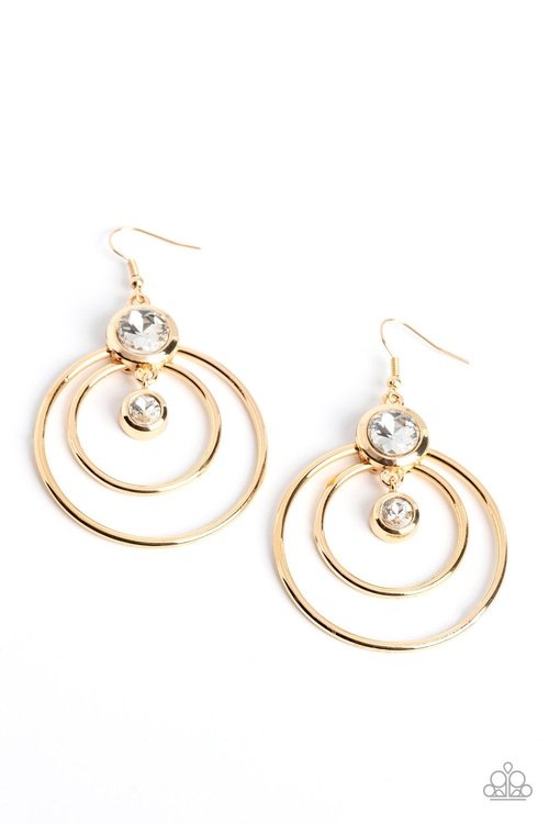 DAPPERLY DELUXE GOLD-EARRINGS