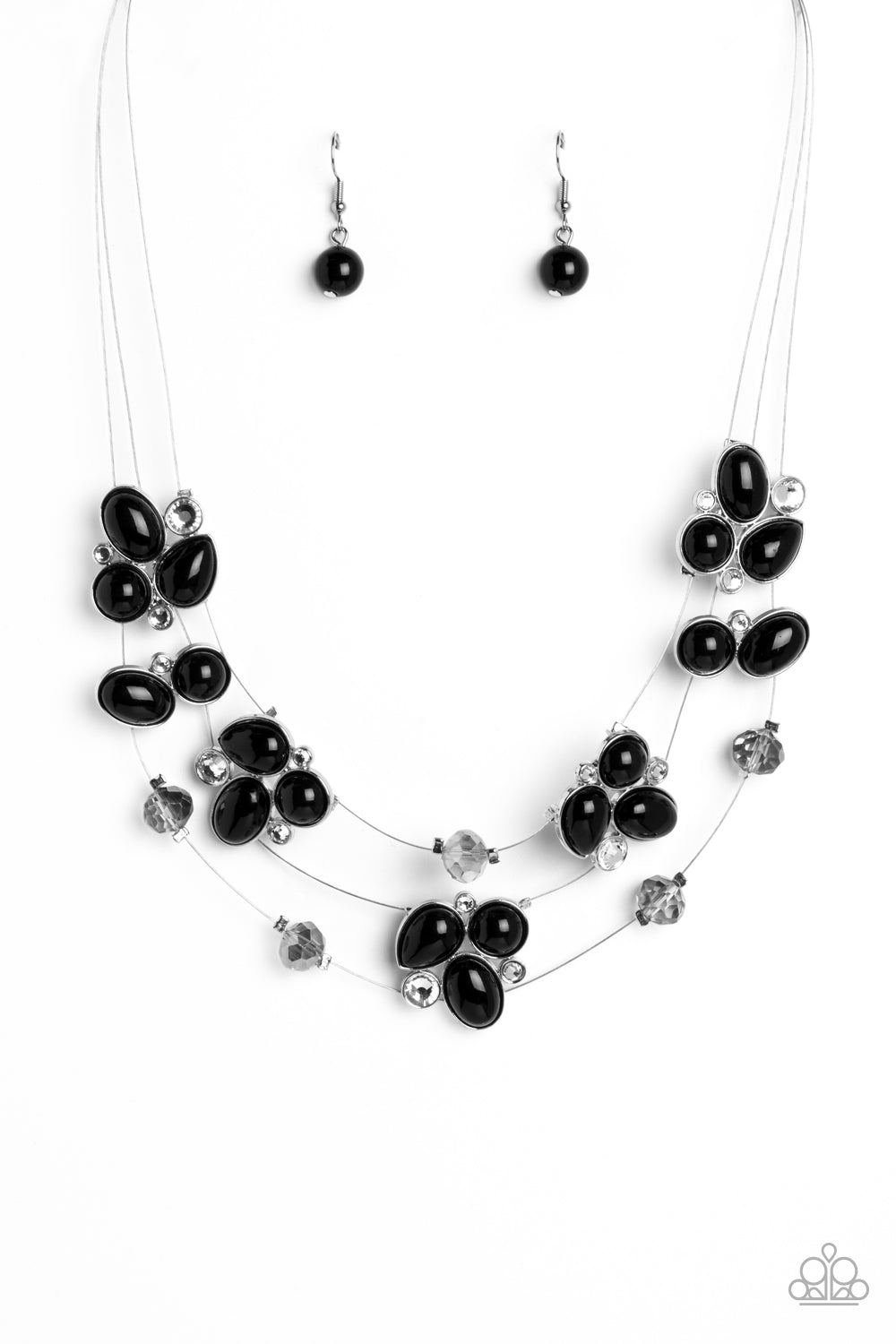 SNOW ANGELS BLACK-NECKLACE