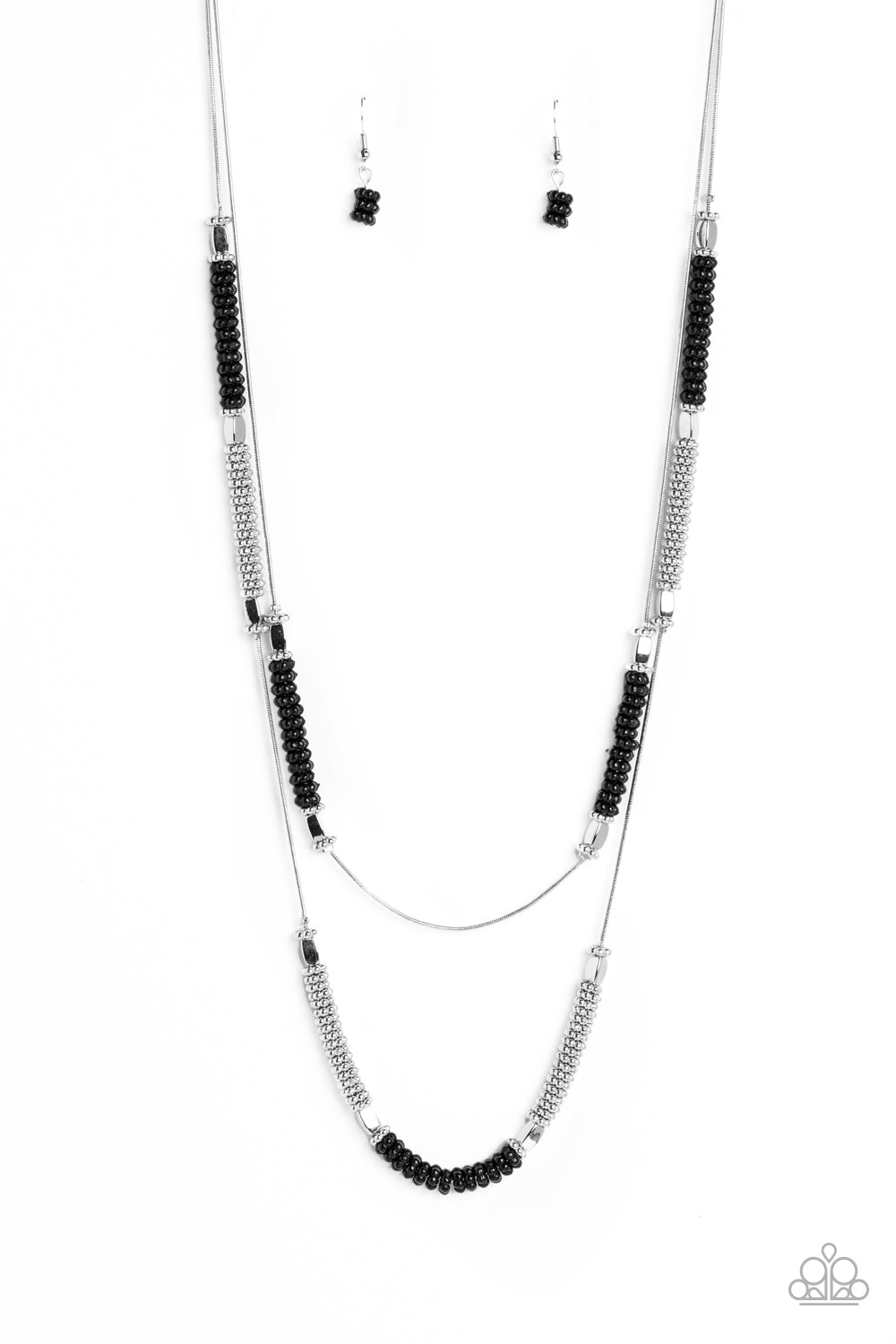 CAVIAR CHIC BLACK-NECKLACE