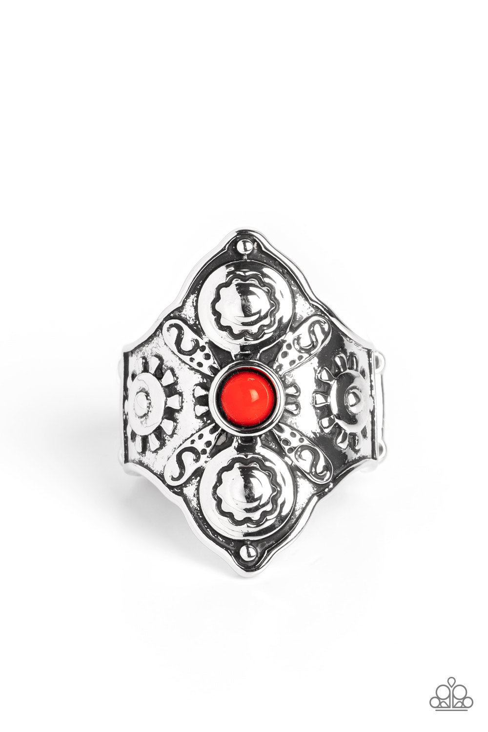 CRAFTED COUTURE RED-RING