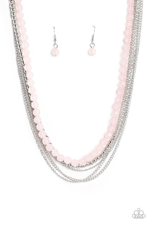 BOARDWALK BABE PINK-NECKLACE