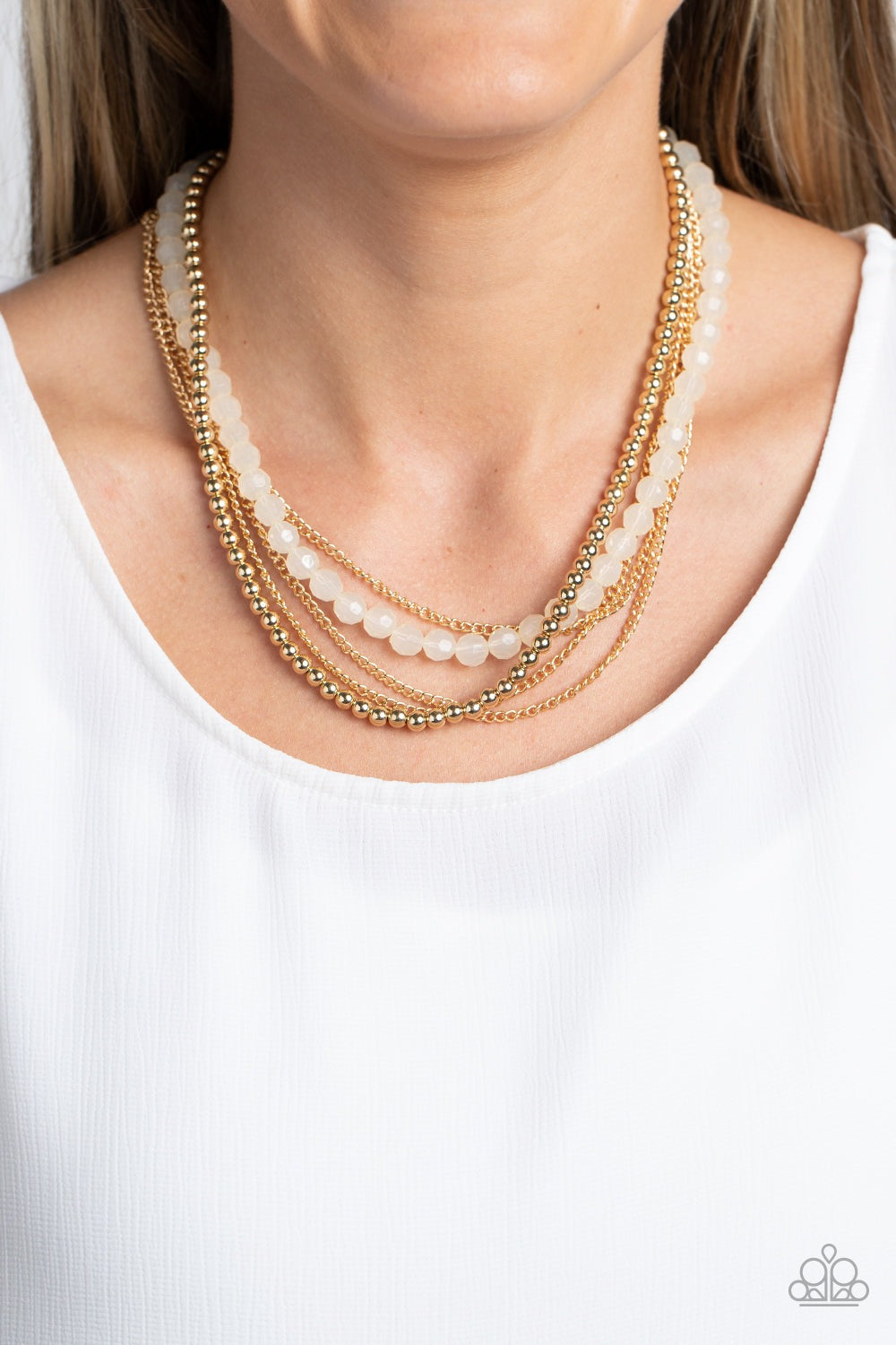 BOARDWALK BABE GOLD-NECKLACE