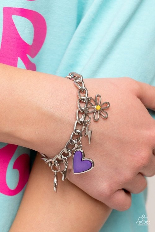 TURN UP THE CHARM PURPLE-BRACELET