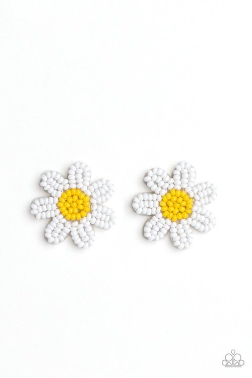 SENSATIONAL SEEDS WHITE-EARRINGS