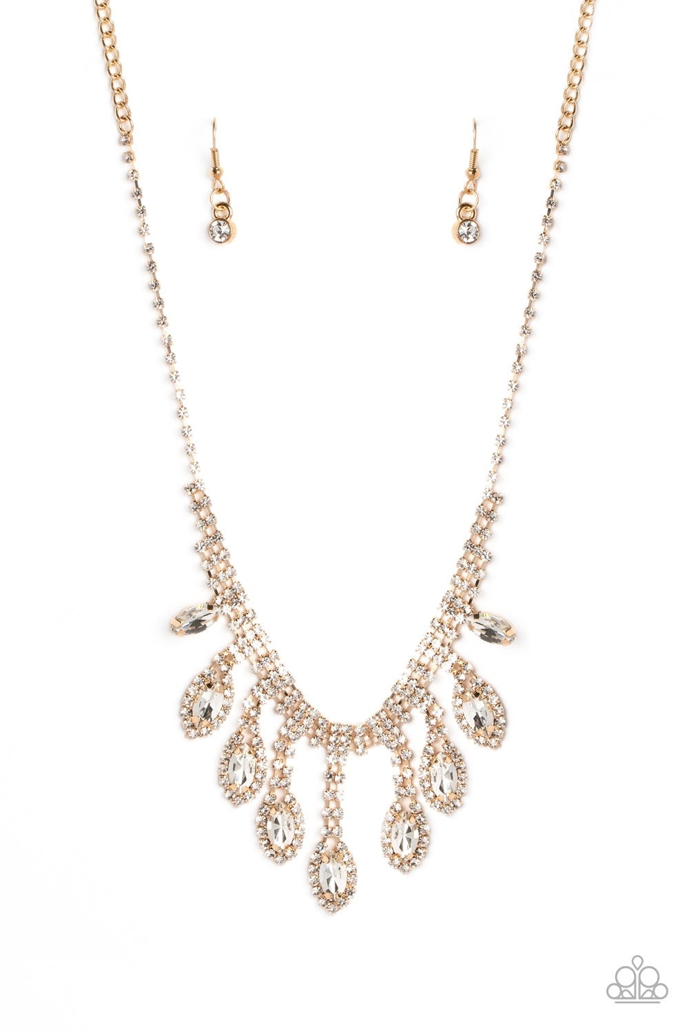 REIGNING ROMANCE GOLD-NECKLACE