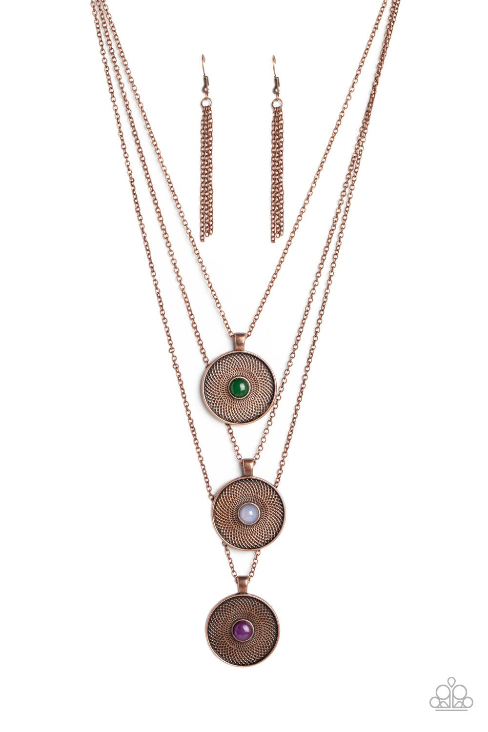 GEOGRAPHIC GRACE COPPER-NECKLACE