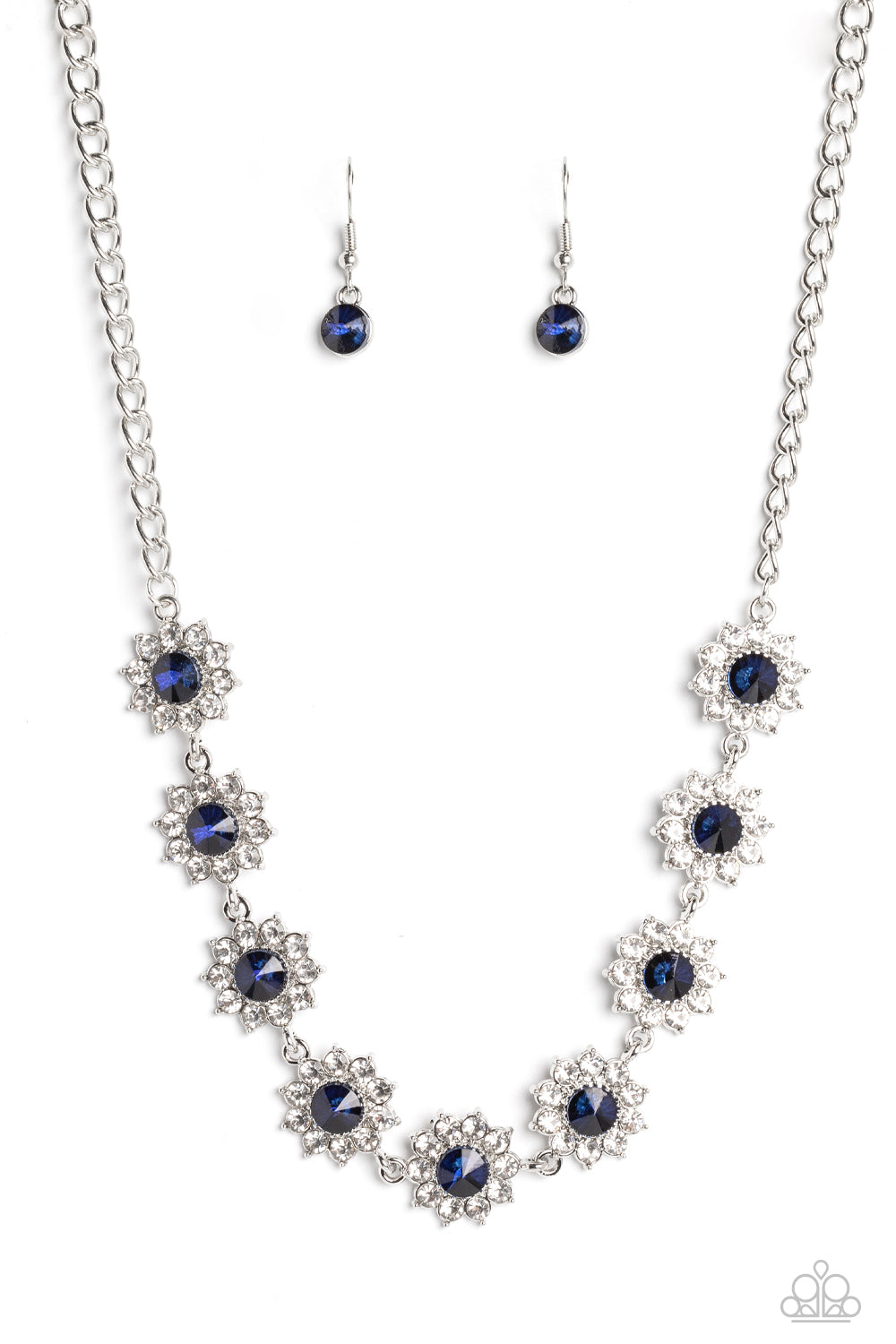 BLOOMING BRILLIANCE BLUE-NECKLACE