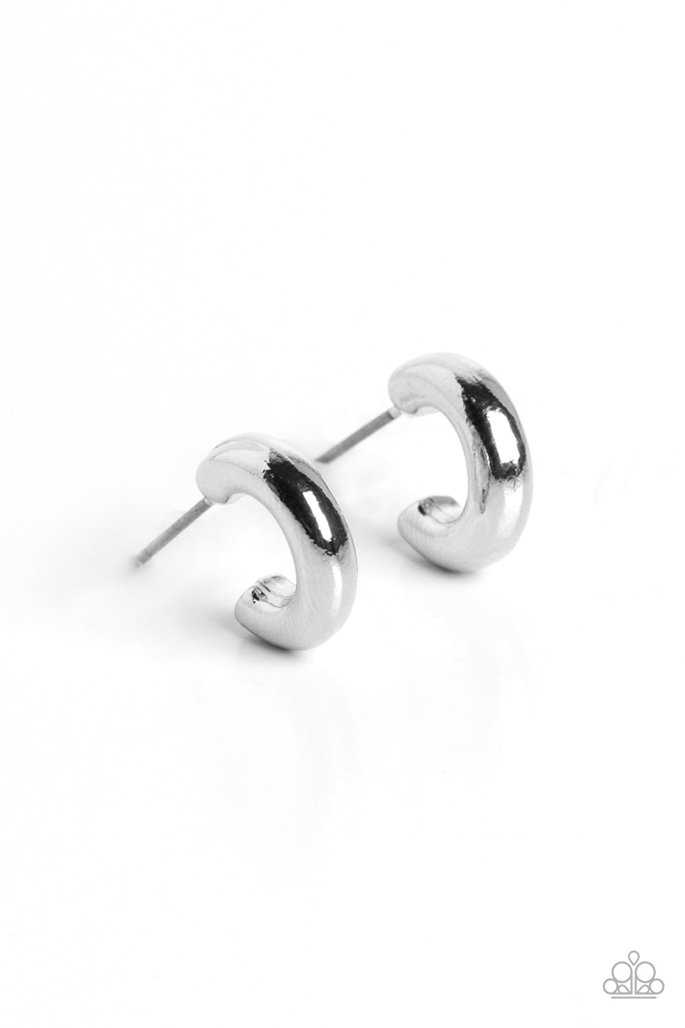 CATWALK CURLS SILVER-EARRINGS