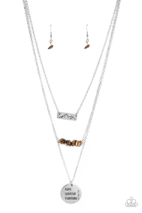 MIRACLE MOUNTAINS BROWN-NECKLACE