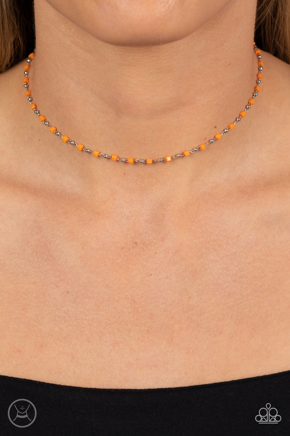 NEON LIGHTS ORANGE-NECKLACE