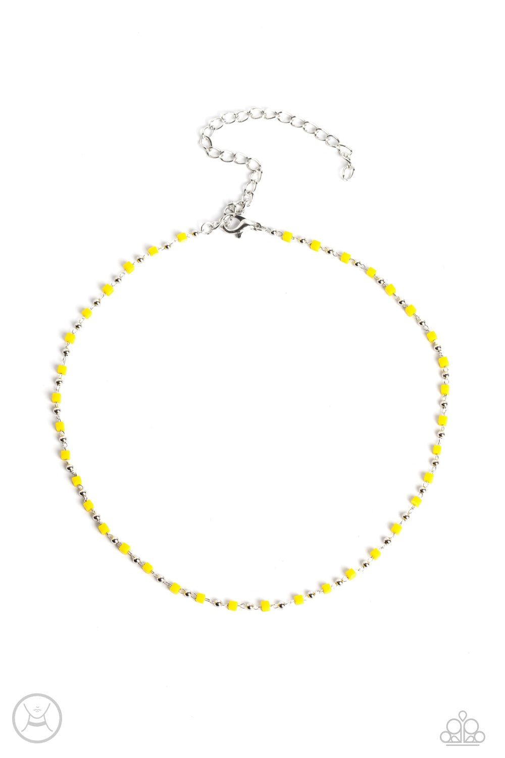 NEON LIGHTS YELLOW-NECKLACE