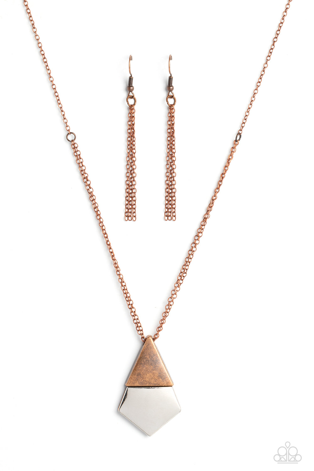 POSH PYRAMID COPPER-NECKLACE