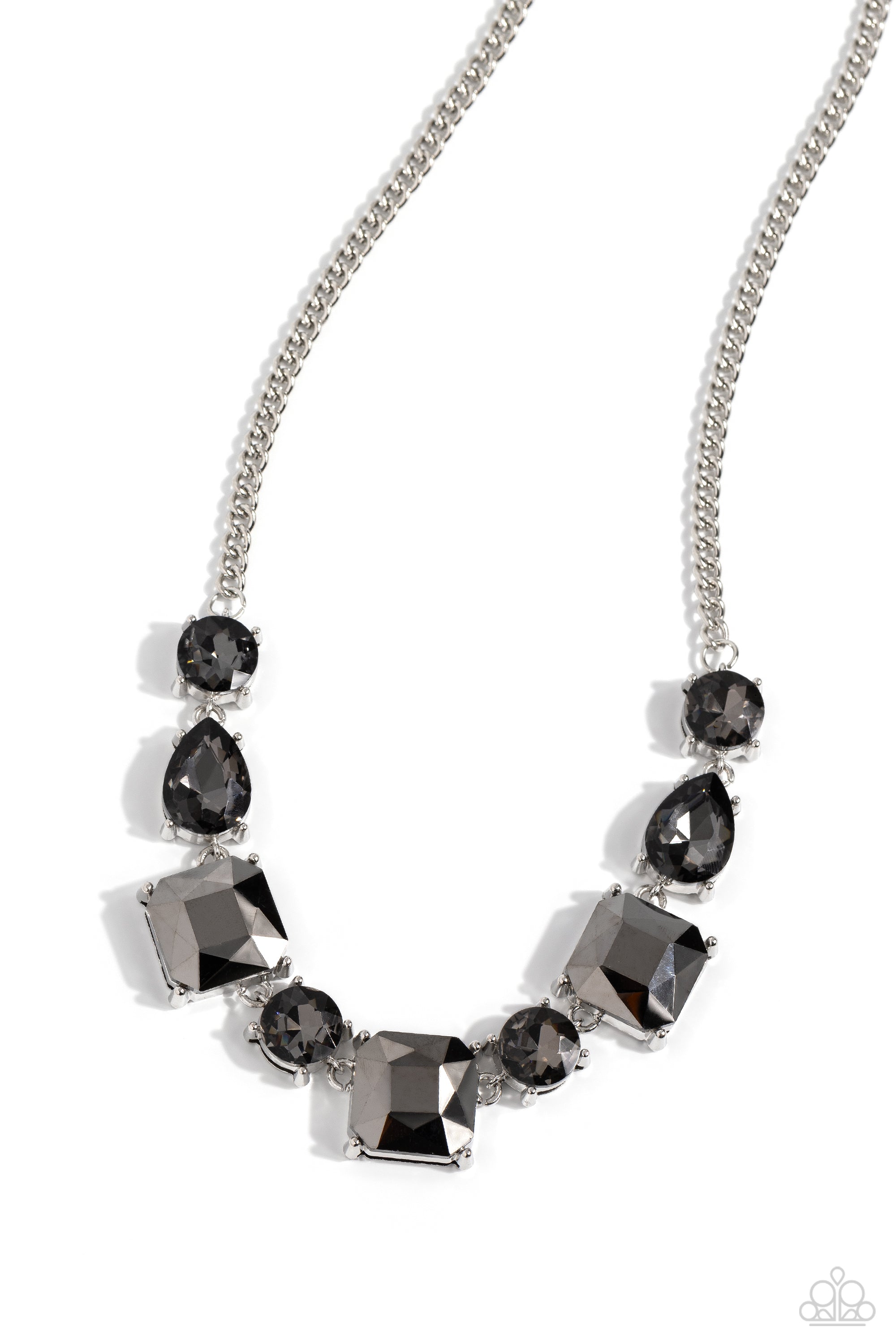 ELEVATED EDGE SILVER-NECKLACE