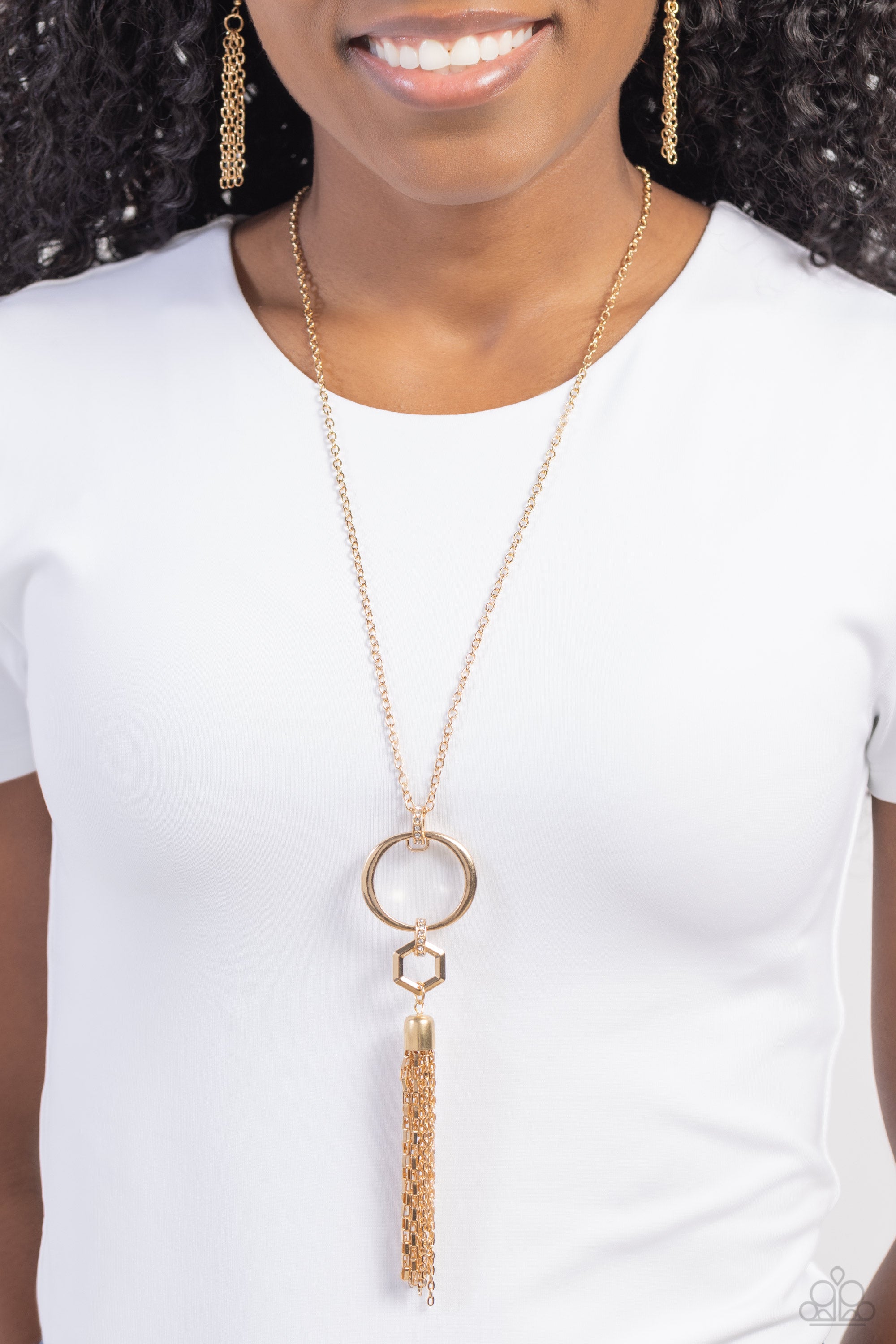 TASSEL TUNE GOLD-NECKLACE