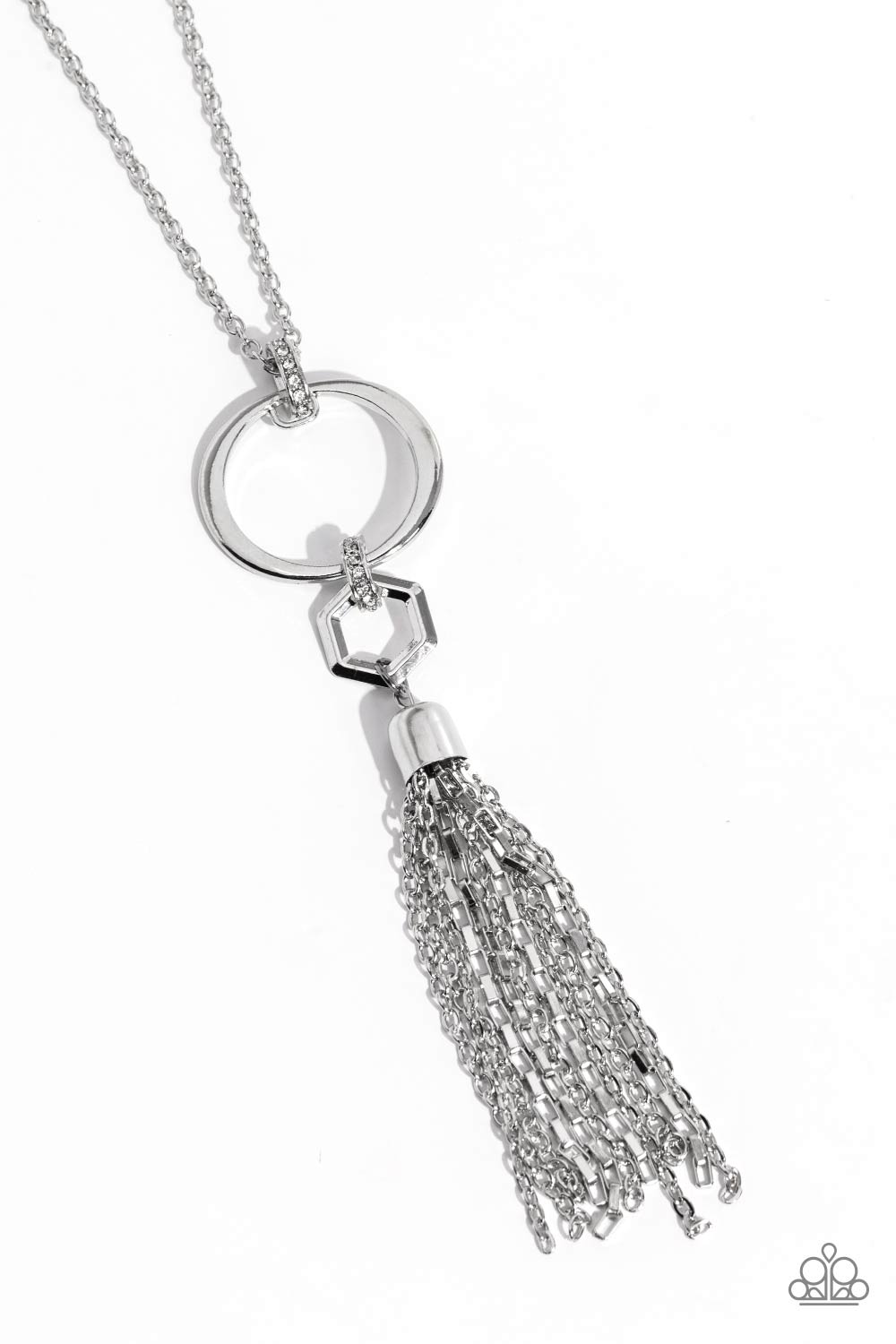 TASSEL TUNE WHITE-NECKLACE