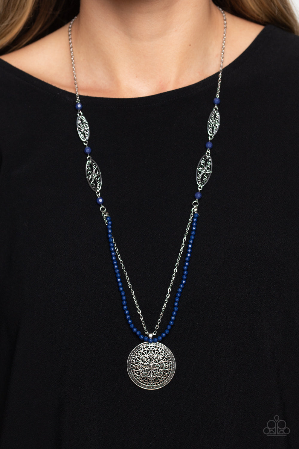 GARDEN OF GRACE BLUE-NECKLACE