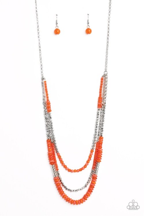 NEWLY NEVERLAND ORANGE-NECKLACE