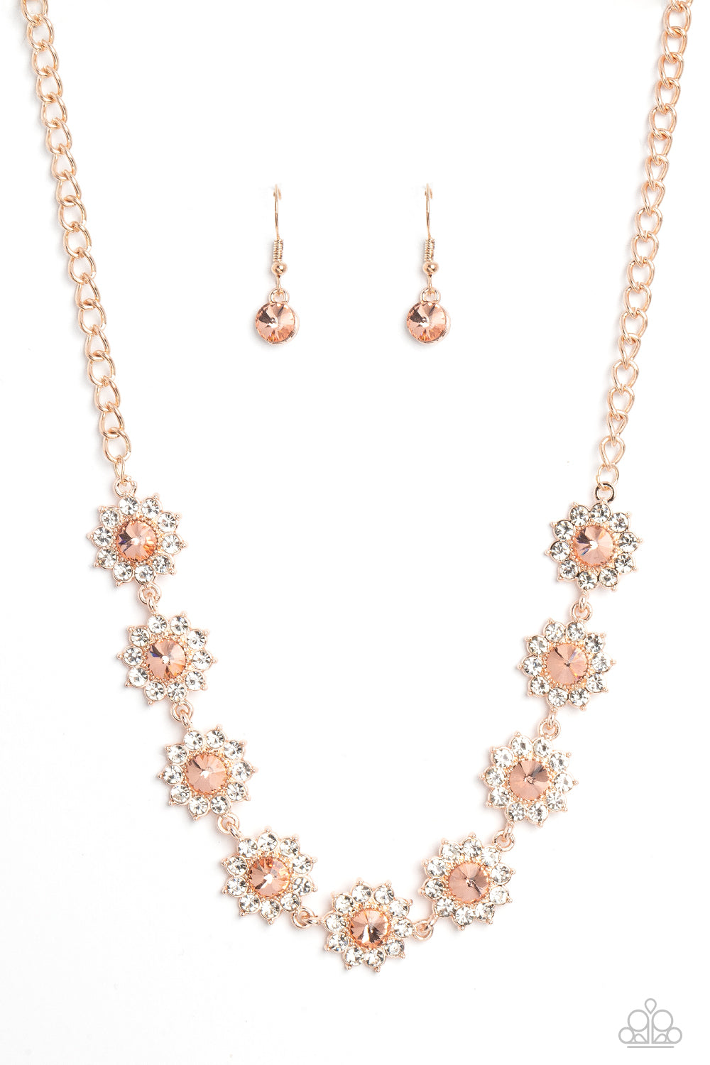 BLOOMING BRILLIANCE ROSEGOLD-NECKLACE