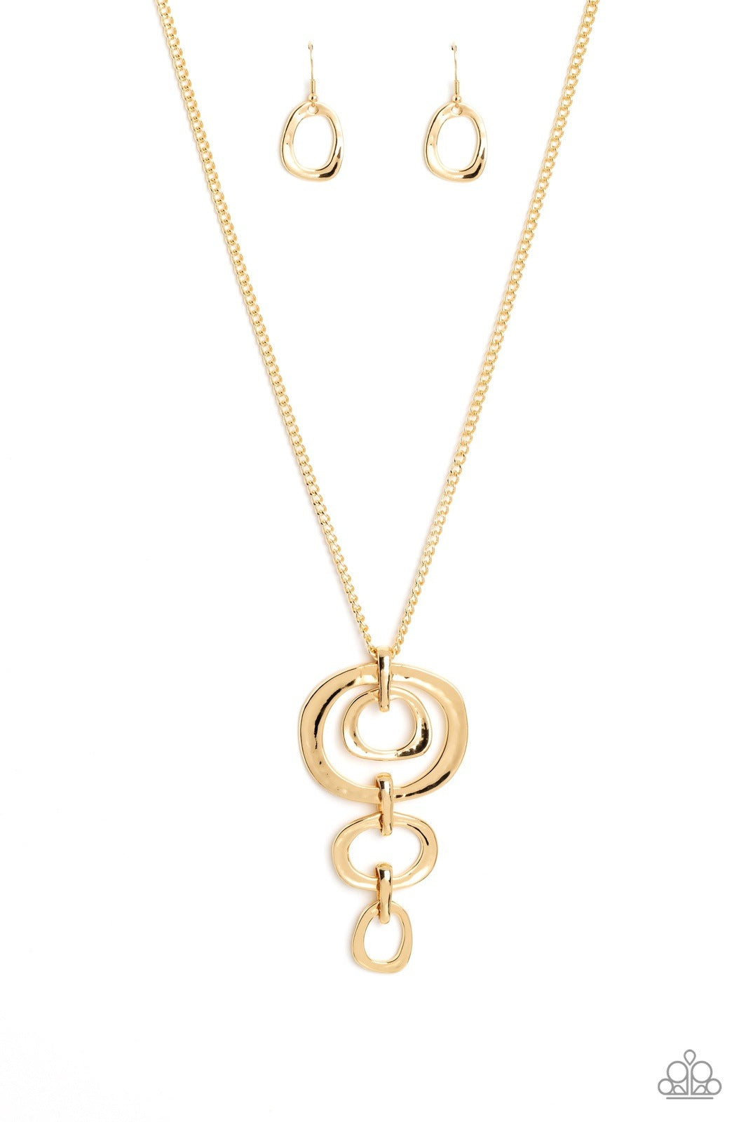 TRANQUIL TRICKLE GOLD-NECKLACE