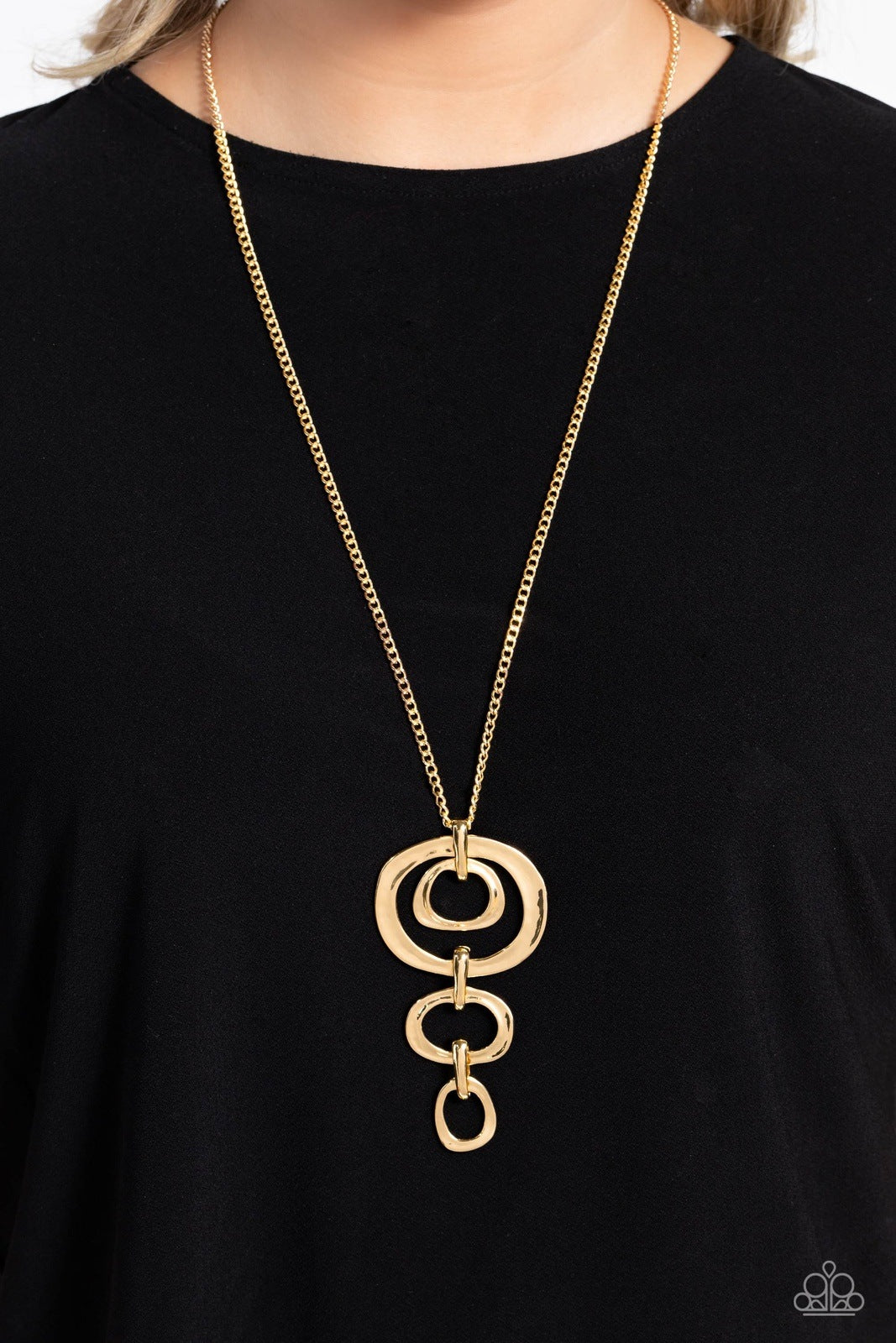 TRANQUIL TRICKLE GOLD-NECKLACE