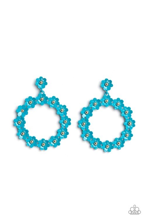 DAISY MEADOWS BLUE-EARRINGS