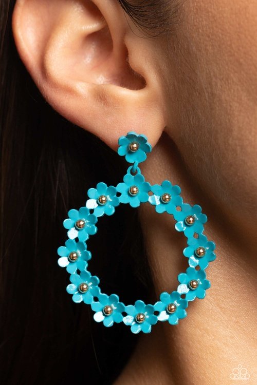 DAISY MEADOWS BLUE-EARRINGS