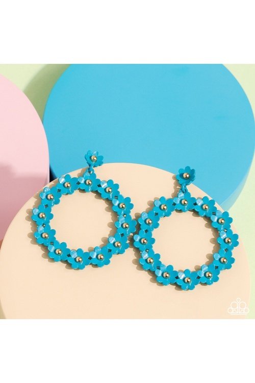 DAISY MEADOWS BLUE-EARRINGS