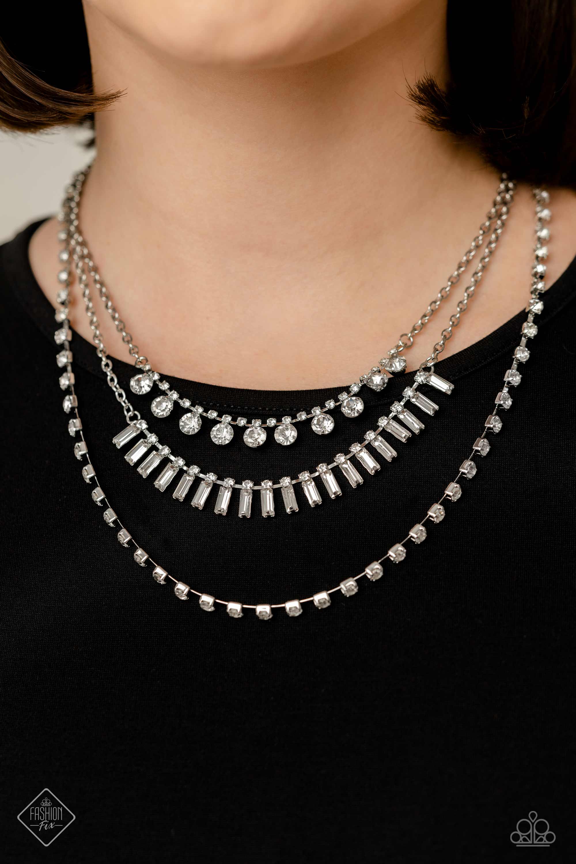 DRIPPING IN STARDUST WHITE-NECKLACE