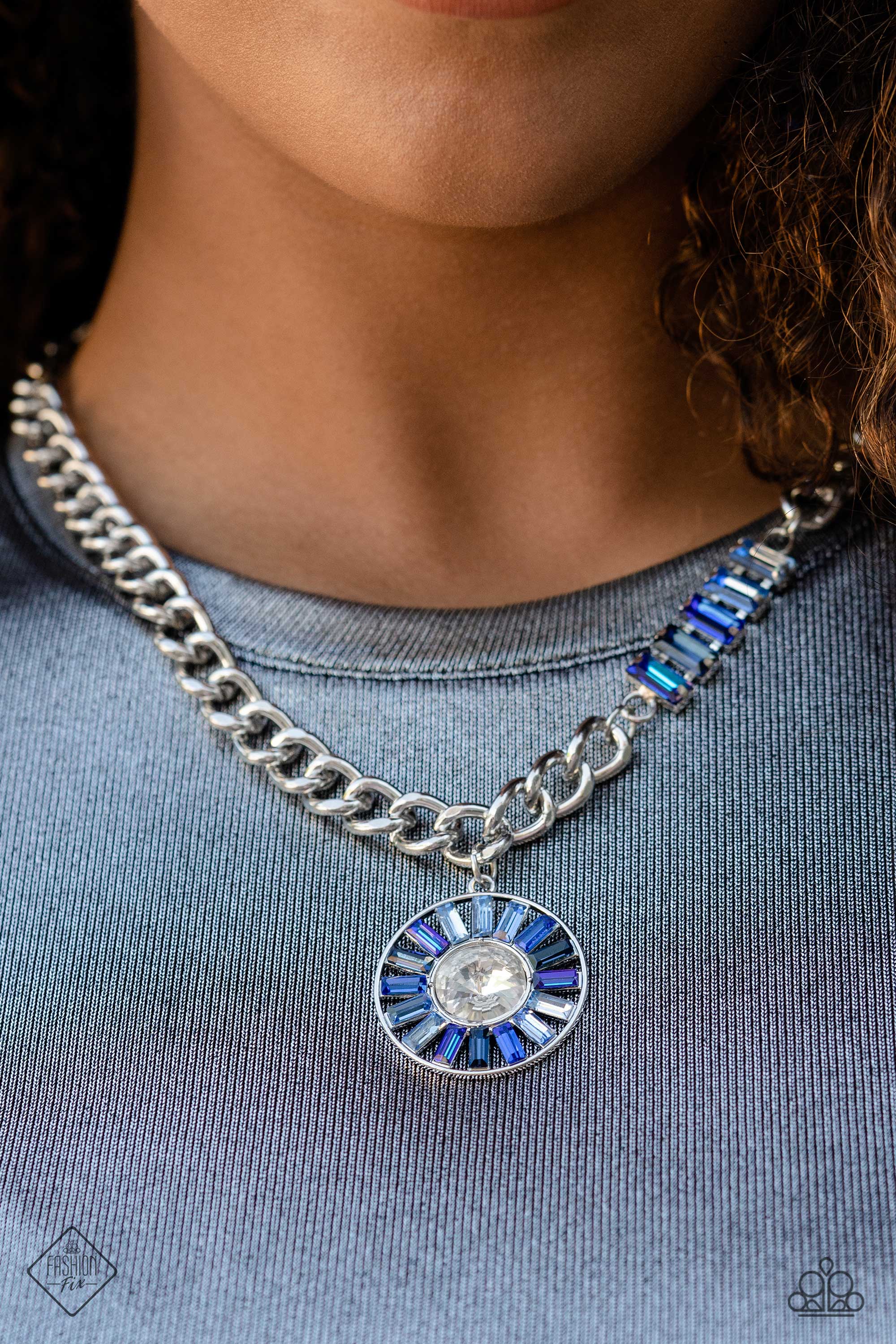 TIERED TALENT BLUE-NECKLACE