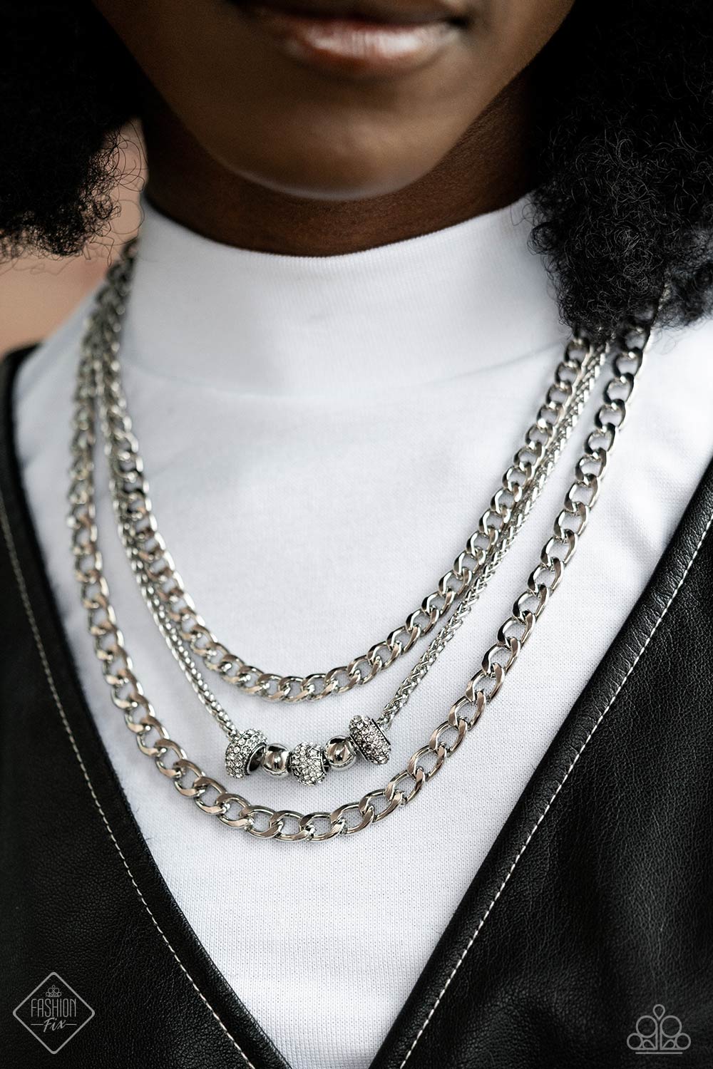 LAYERED LOYALTY WHITE-NECKLACE