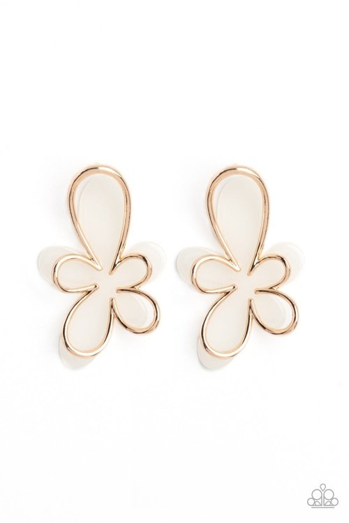 GLIMMERING GARDENS GOLD-EARRINGS