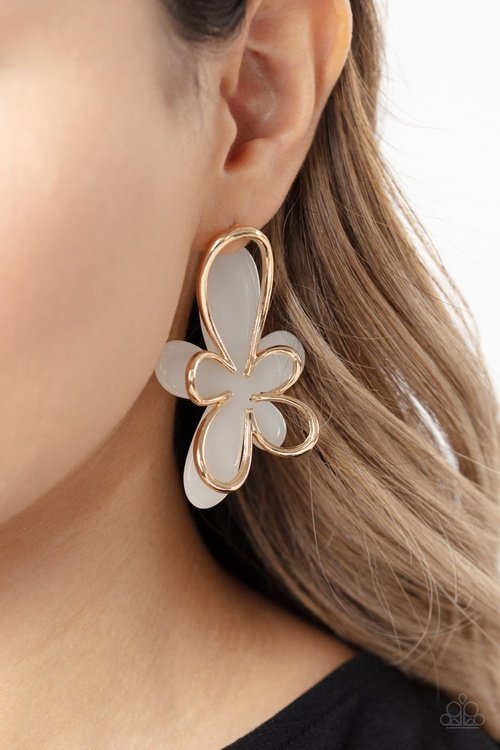 GLIMMERING GARDENS GOLD-EARRINGS