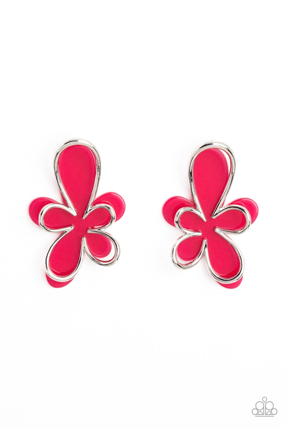 GLIMMERING GARDENS PINK-EARRINGS