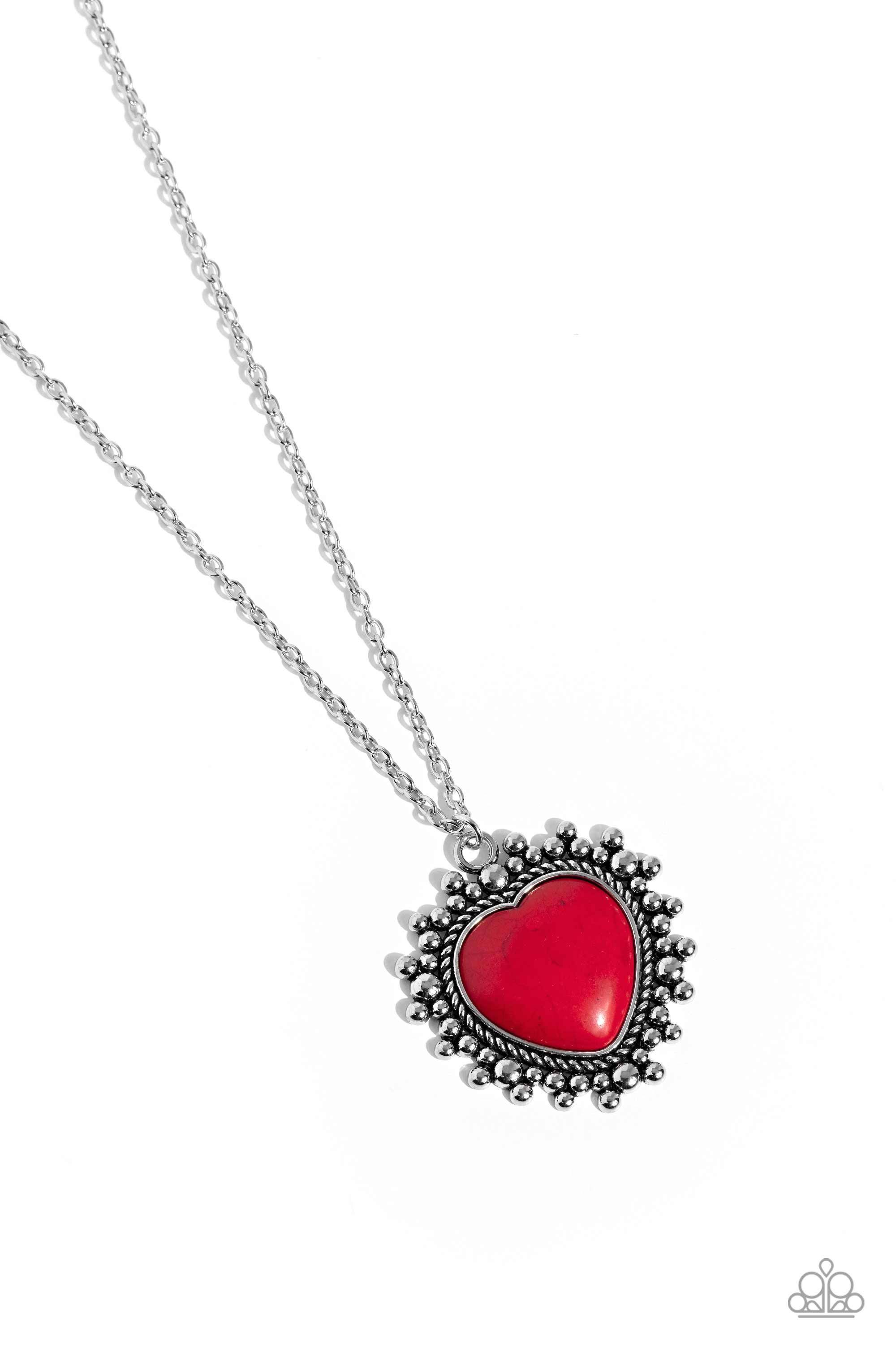 SOUTHWESTERN SENTIMENT RED-NECKLACE