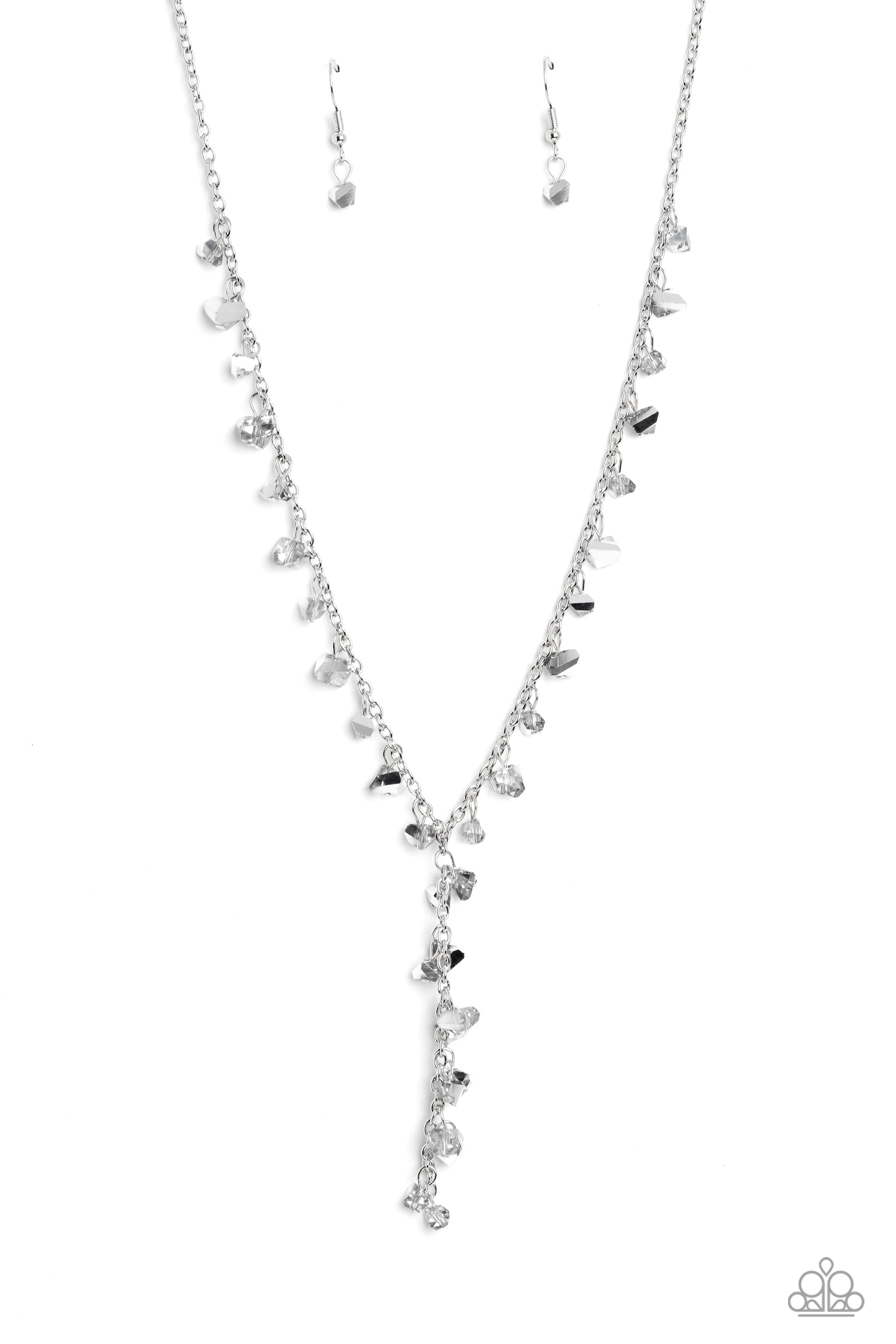 CHISELED CATWALK SILVER-NECKLACE