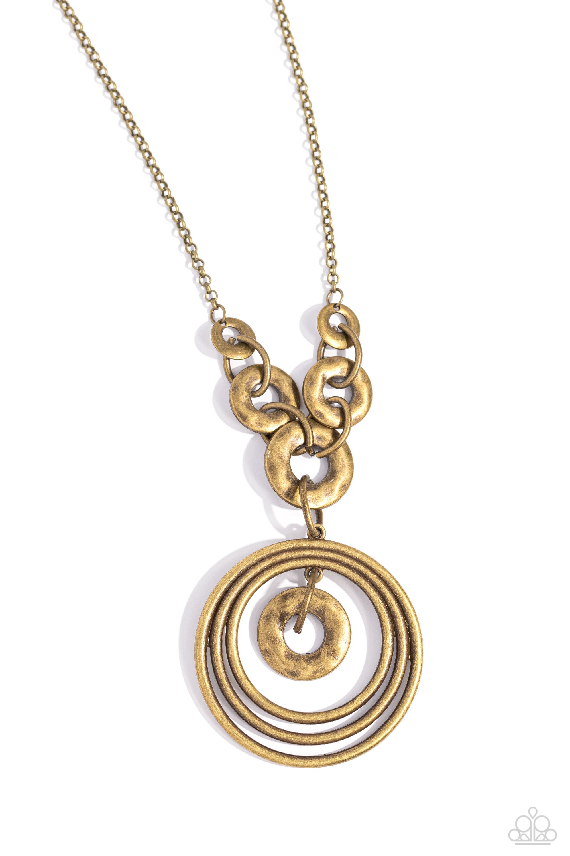 HIGH HOOPS BRASS-NECKLACE