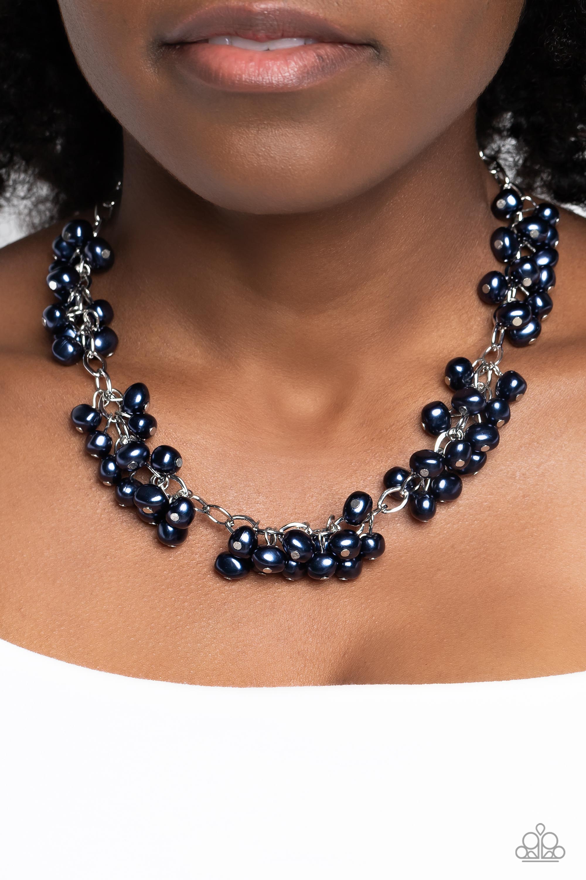 PEARL PARLOR BLUE-NECKLACE