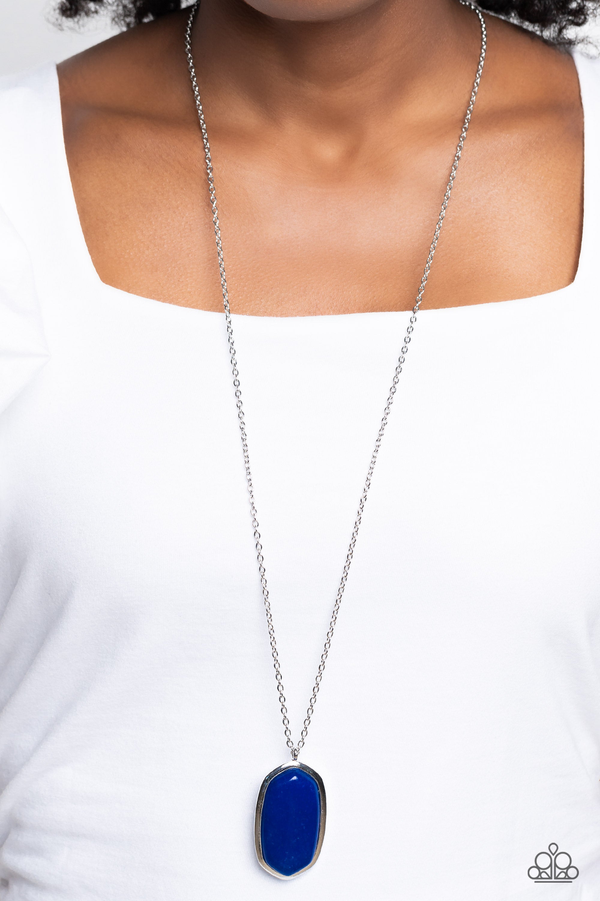 STYLE IN THE STONE BLUE-NECKLACE