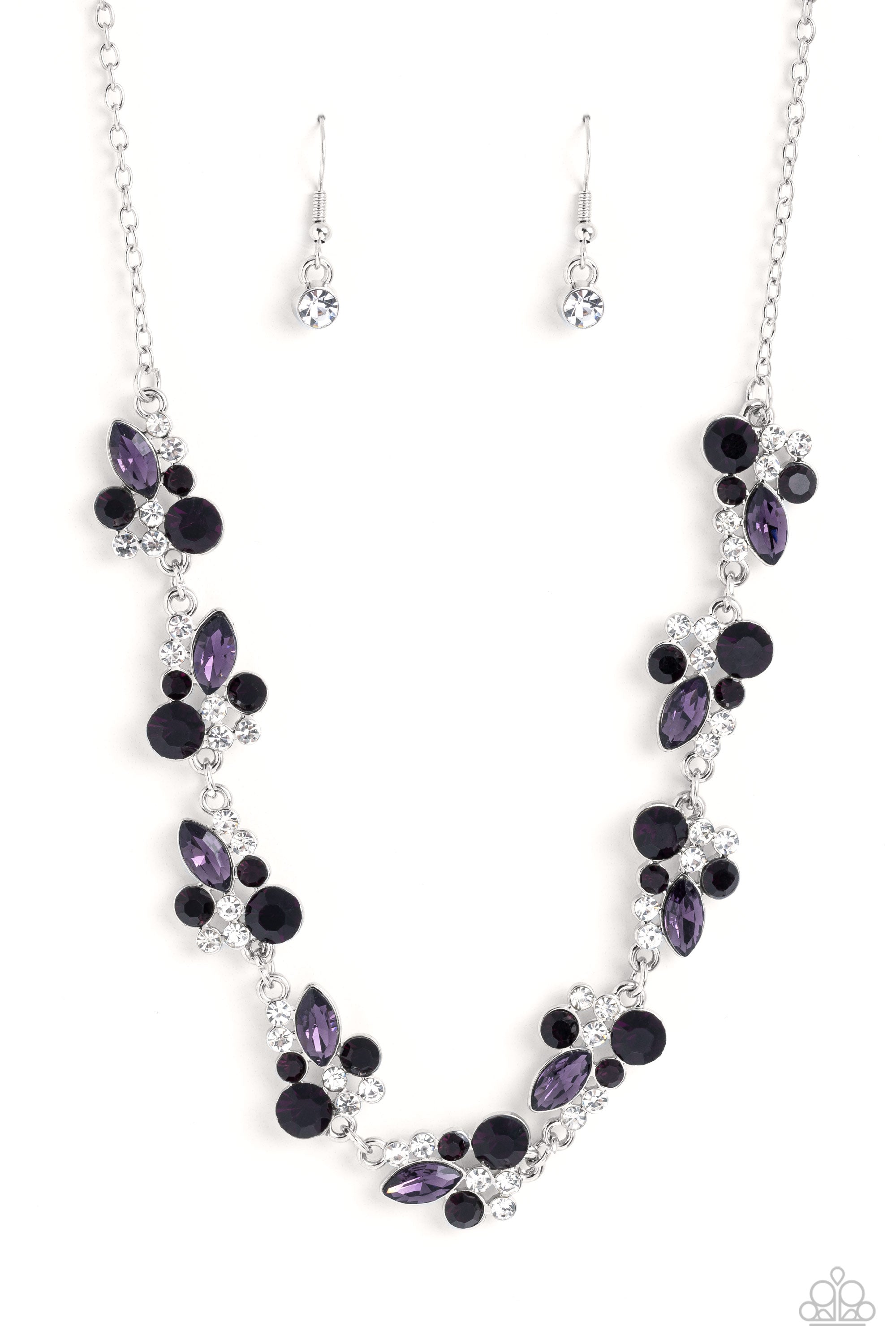 SWIMMING IN SPARKLES PURPLE-NECKLACE