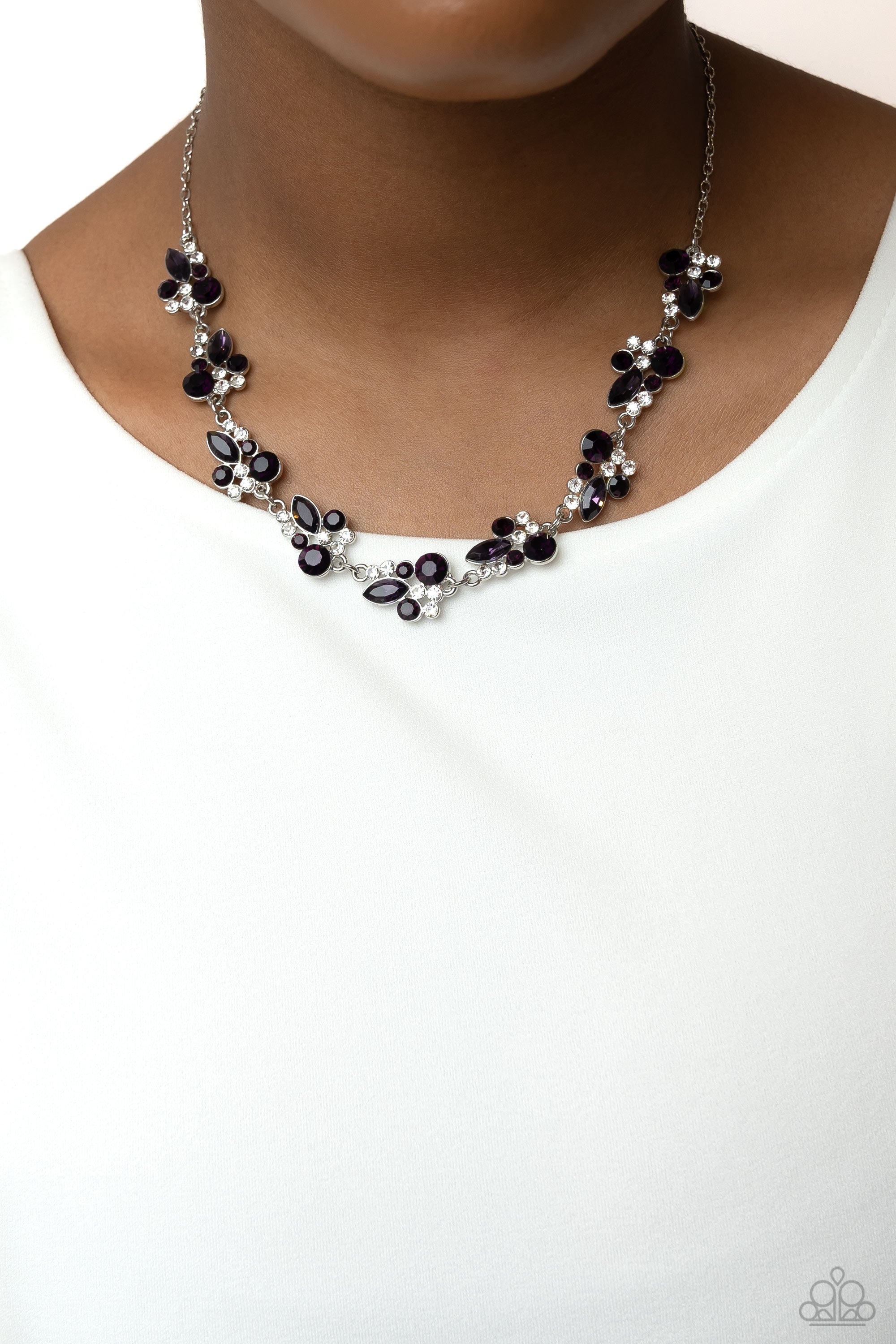 SWIMMING IN SPARKLES PURPLE-NECKLACE