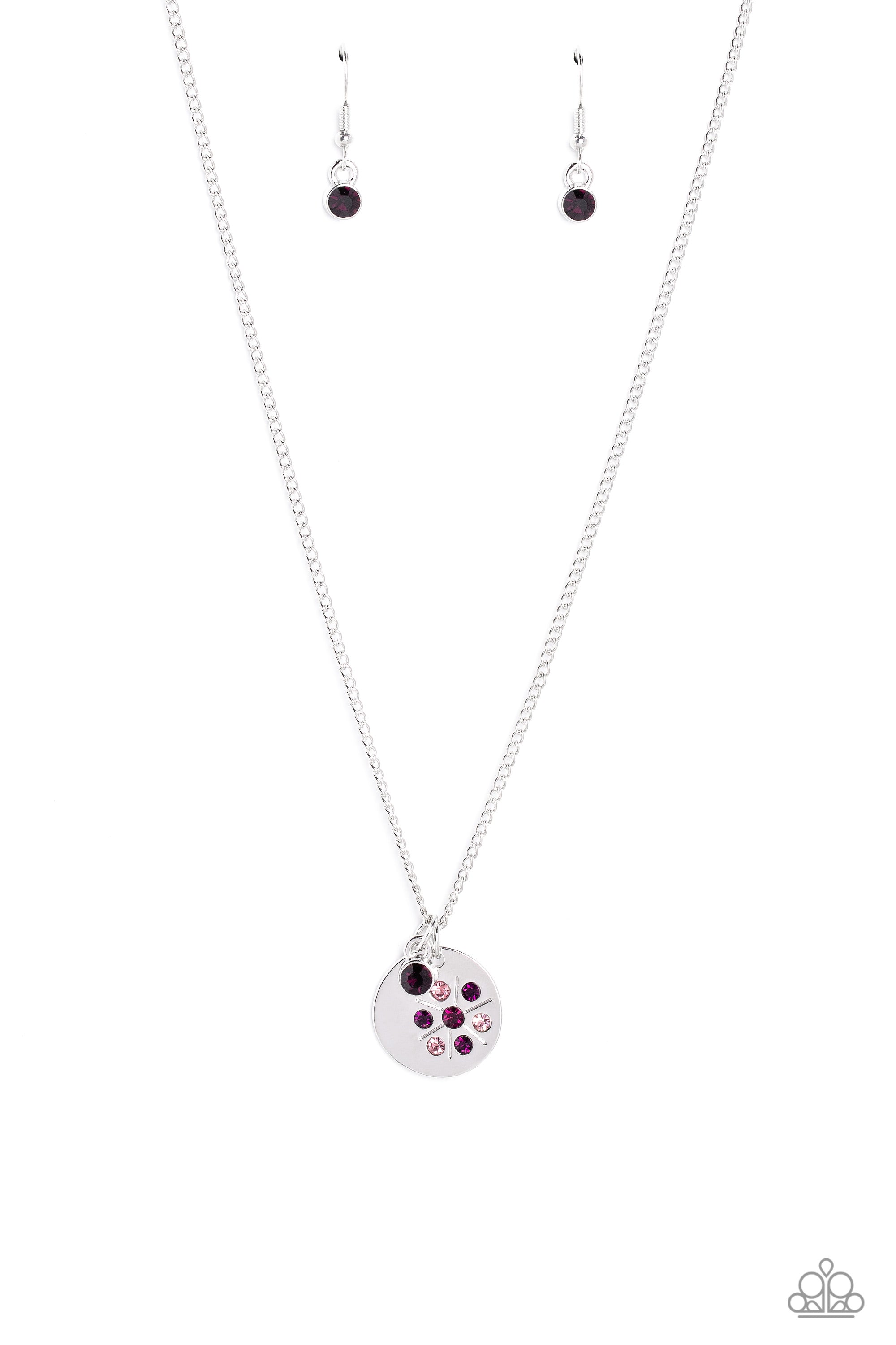 DANDELION DELIGHTS PURPLE-NECKLACE