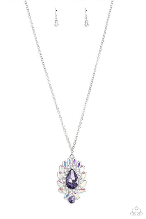 OVER THE TEARDROP PURPLE-NECKLACE