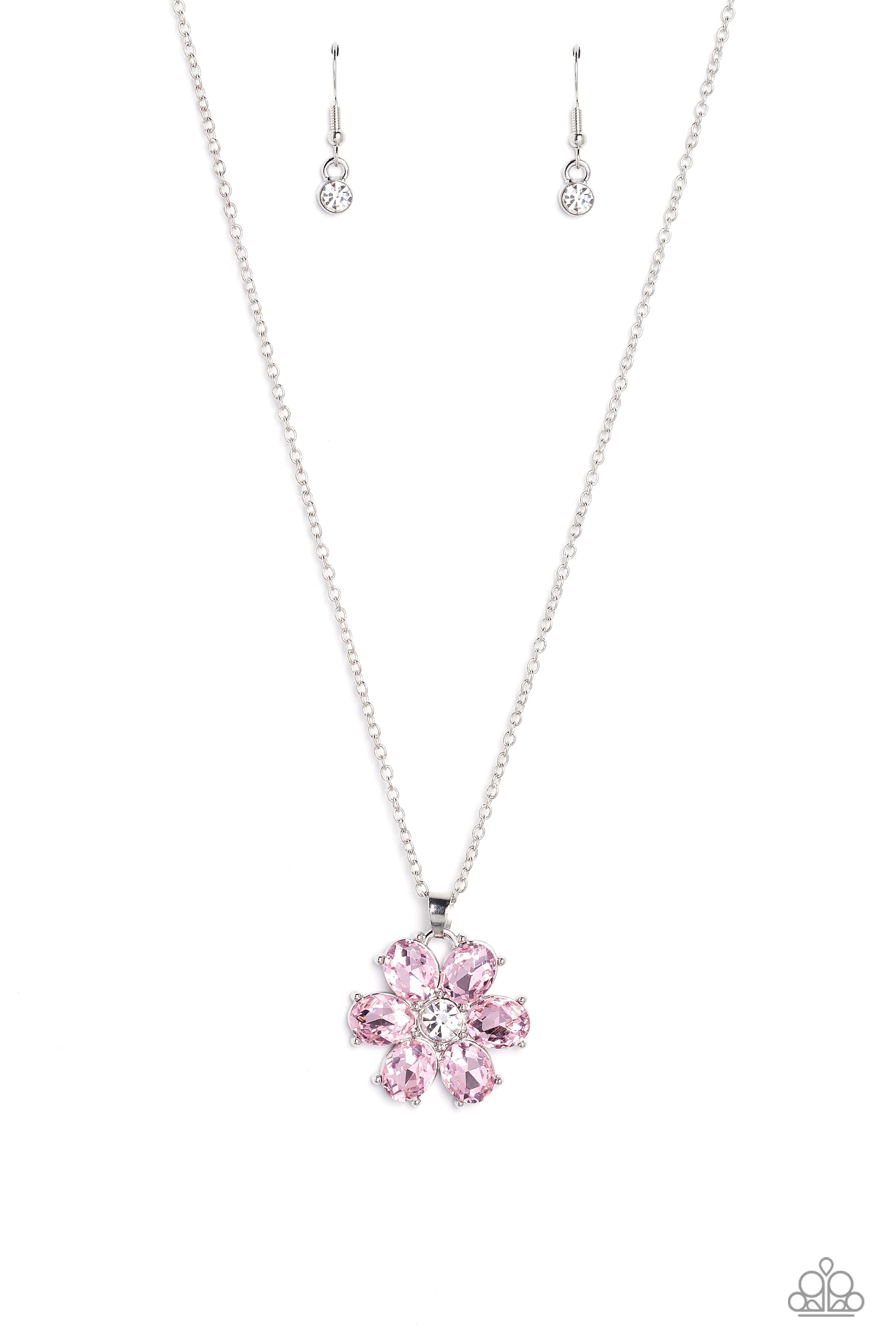 FANCY FLOWER GIRL PINK-NECKLACE