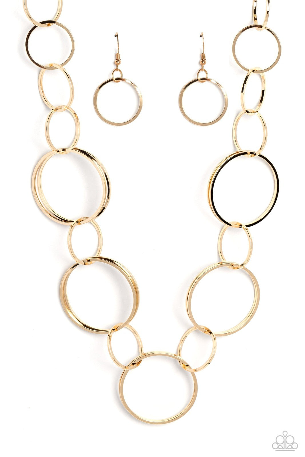 SHIMMERING SYMPHONY GOLD-NECKLACE