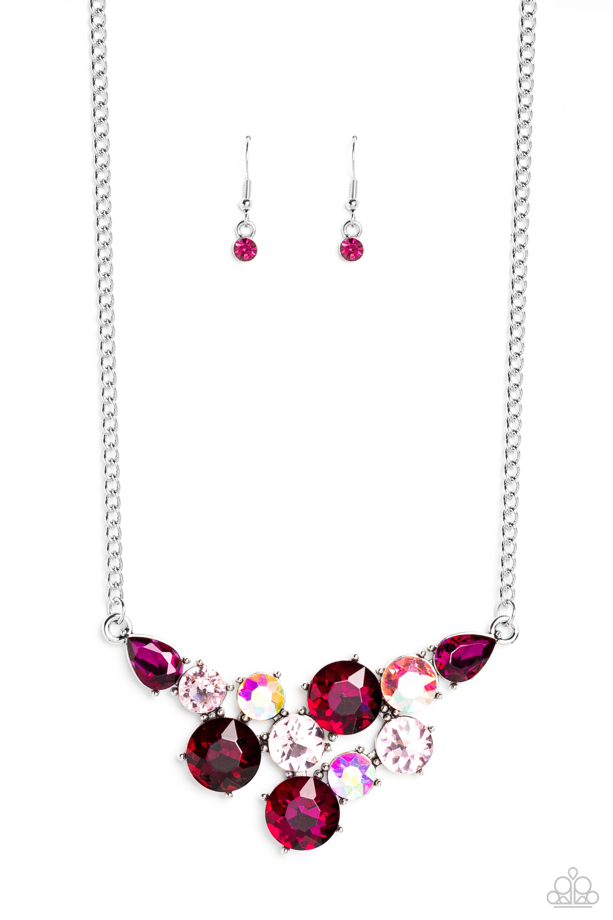 ROUND ROYALTY PINK-NECKLACE