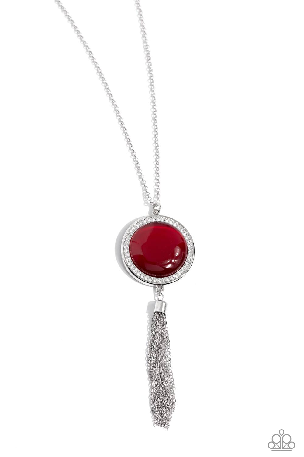 TALLAHASSEE TASSEL RED-NECKLACE