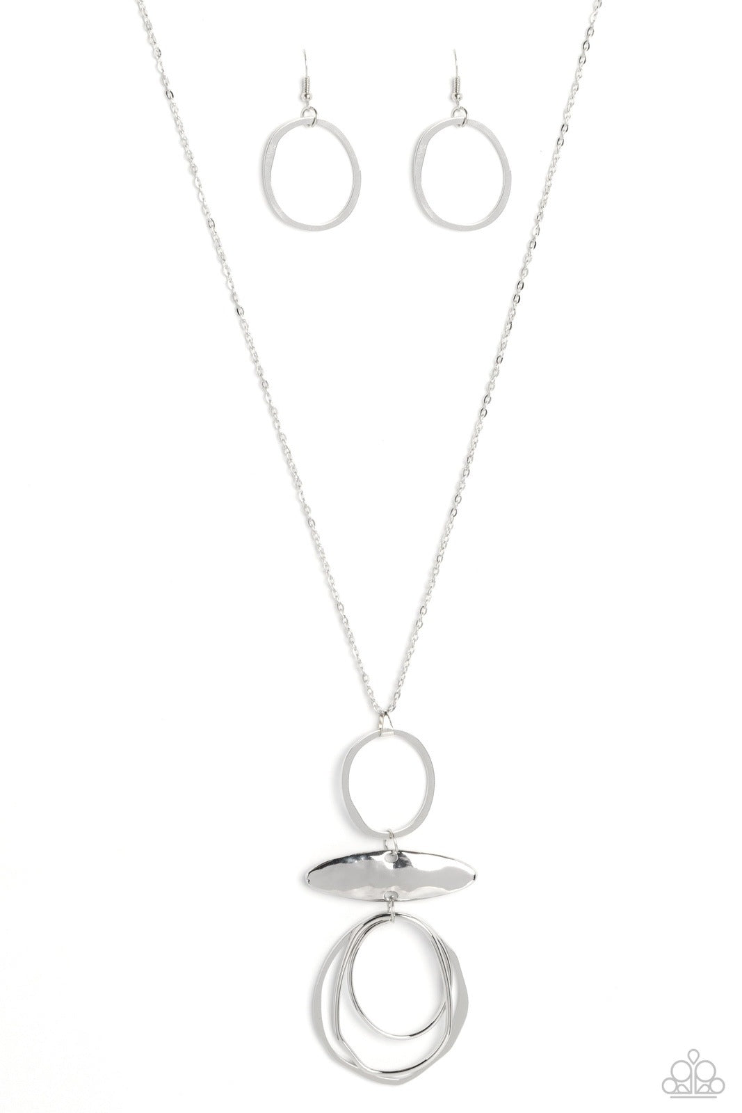 OBLONG OBLIGATO SILVER-NECKLACE