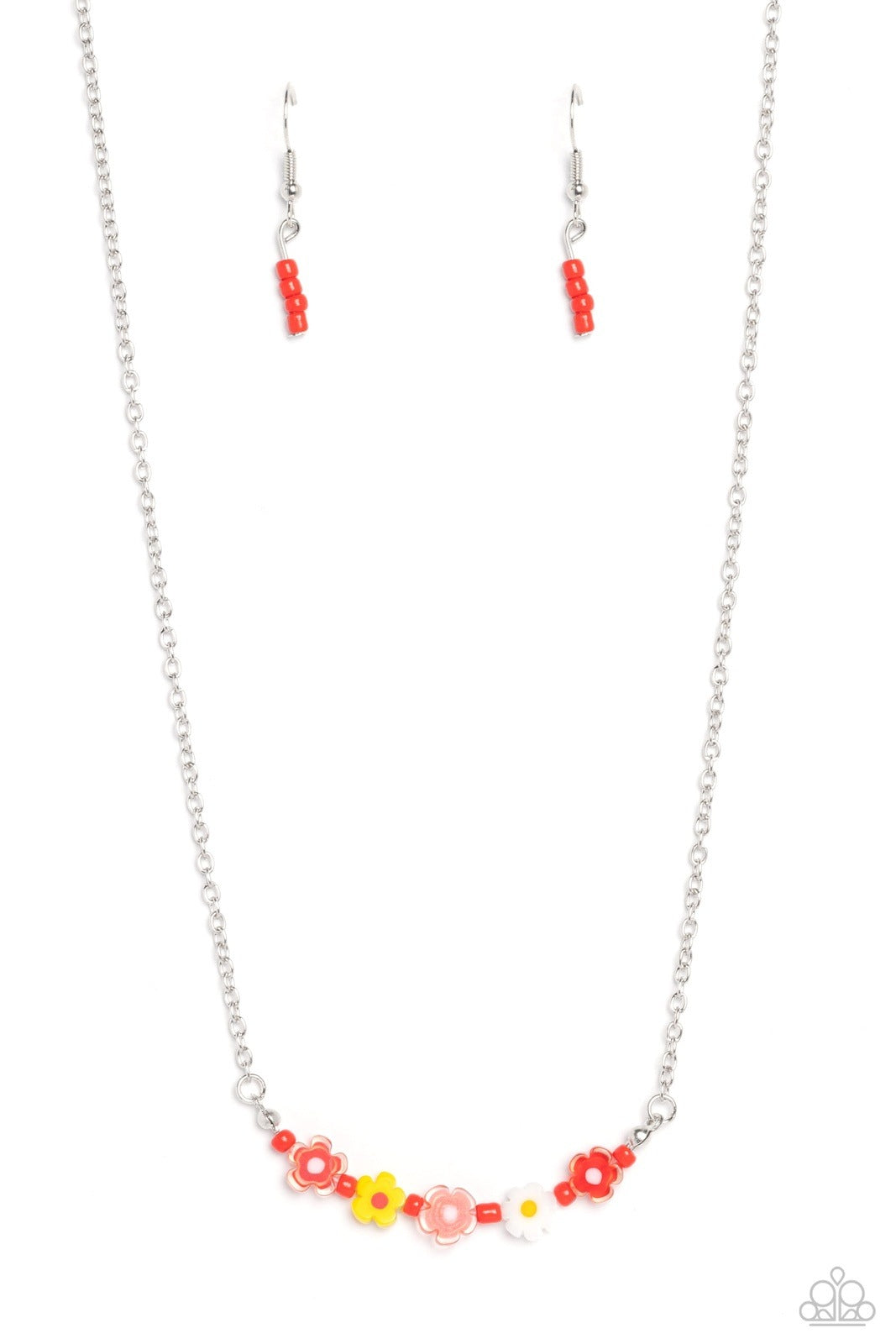 BOUQUET WE GO RED-NECKLACE