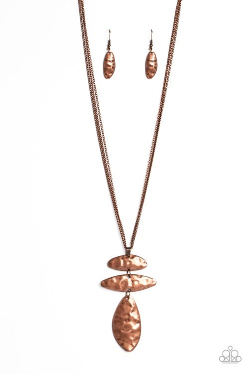 MONOCHROMATIC MODEL COPPER-NECKLACE